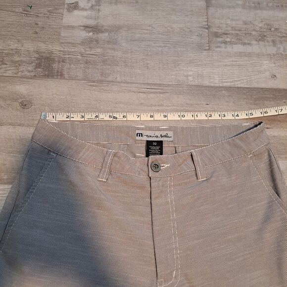 Travis Mathew Mens 32 Gray Performance 10" Inseam Shorts Golf Casual - Picture 6 of 13